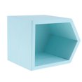 thumbnail image 4 of Soporte de tarta Forma Estante De Exhibición De Dormitorio Decoración Artesanal Azul de una sola capa Soledad Soporte de la torta de la forma de la casa, 4 of 10