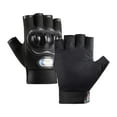 thumbnail image 4 of Guantes de ciclismo para mujeres y hombres, guantes de medio para bicicleta, guantes antideslizantes y transpirables para motocicleta y bicicleta Etiqueta de color gris, 4 of 8