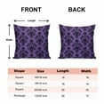 thumbnail image 6 of Throw Pillow Covers 18x18 Inch Set of 2 Haunted House Grimace Halloween Decorative Pillow Covers Horror Ghost Purple Cushion Cover Pillowcase for Sofa Couch Bed Home Decor, 6 of 9