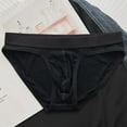 thumbnail image 2 of KHONTS Men's Briefs Underwear Low Rise Bulge Pouch Ultra Breathable Tagless Modal Underpants Black XL, 2 of 4