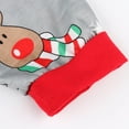 thumbnail image 4 of GRNSHTS Christmas Family Matching Pajamas for Family,Adults Kids Baby Reindeer Printed Onesies Hooded Zipper Jumpsuit Sleepwear (Grey Mom,S), 4 of 7