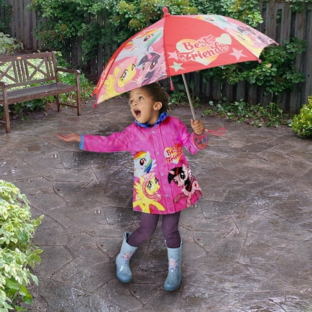 Best Hasbro My Little Pony Slicker and Umbrella Rainwear Set, Little Girls, Age 2-7 deal