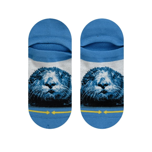 Otter No Show Socks With Art By Dave Nelson