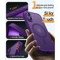 thumbnail image 5 of Magnetic Case for iPhone 16 Pro Max with Full Camera Protection [Compatible with Magsafe] [Translucent Matte] Protective Phone Case, Hot Pink, 5 of 5