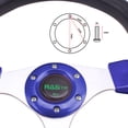 thumbnail image 3 of RASTP 13" 320mm Universal Blue Drifting Racing Lightweight Sport Steering Wheel STW018, 3 of 5