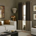 thumbnail image 2 of Curtainworks Solid Print Grommet Room Darkening, Energy Efficient Curtain Panel, 52" x 84", 2 of 7
