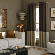 Curtainworks Solid Print Grommet Room Darkening, Energy Efficient Curtain Panel, 52 x 84