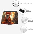 thumbnail image 5 of Haiem Maple Leaf Meditating Fox Men's Boxer Briefs, Every Day Comfort Stretch Cotton Moisture-Wicking Underwear-X-Large, 5 of 8