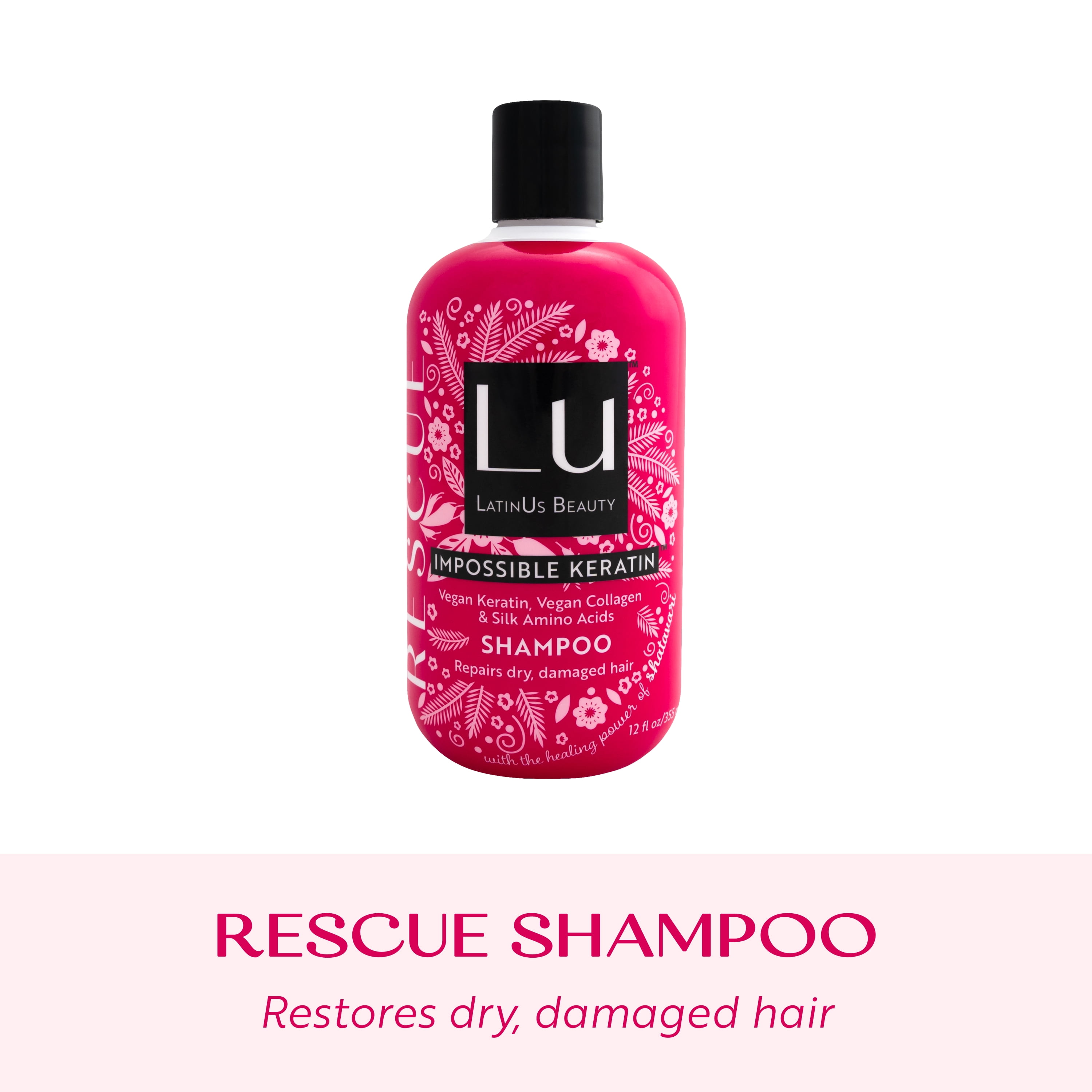 Lu by LatinUs Beauty RESCUE 3-Piece Repair & Restore Set: Shampoo
