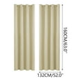thumbnail image 3 of Taicans Blackout Curtains for Bedroom,Solid Thermal Insulated Grommet Blackout Curtains/Drapes,Noise Reducing & Wrinkle-Free Drapes for Bedroom Window,1 Panels/37.8x45inch, 3 of 4