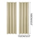 thumbnail image 3 of Cortinas opacas (1 unidad) paneles de cortina con aislamiento térmico tela que bloquea la luz y protege del sol con ojales en la parte superior para sala de estar o dormitorio, 3 of 8