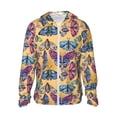 thumbnail image 2 of Lsque Butterfly 3 UPF 50+ Lightweight Sun Protection Men's Women's Long Sleeve Shirt, Hoodie Performance -Large, 2 of 9