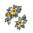 thumbnail image 1 of 2x Wedding Arch Flowers Sunflowers Decor Rustic for Backdrop Door Party white yellow, 1 of 8