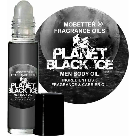 Planet Black Ice Men Fragrance Body Oil