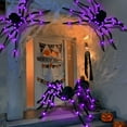 thumbnail image 6 of Large Spider Decorations with Purple LEDs Halloween Decorations, Scary Halloween Props Red Light in the Eyes, Haunted House Decor, Battery-Powered, Classic Spooky Style Perfect for Room Decor, 6 of 8
