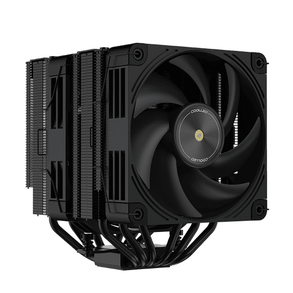 COOLLEO P60t pro performance edition 120 air cooler Double Tower 6 Heat Pipe  Full Reflow Soldering Supports 1700/AM5