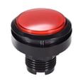 thumbnail image 4 of Botón de empuje para juegos de 46mm redondo, interruptor iluminado LED de 12V con microswitch para arcade, rojo, 5 piezas, 4 of 5