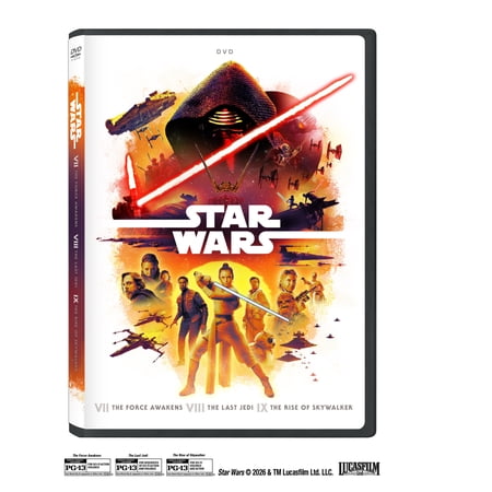 Star Wars: Sequel Trilogy (DVD) from Lucasfilm, full of action and adventure
