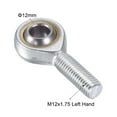 thumbnail image 3 of SA12TK POSA12 Spherical Rod End Bearing 12mm Bore Self-lubricated Joint Bearing M12x1.75 Left Hand Male Thread, 3 of 6