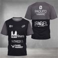 thumbnail image 3 of 2024 Nueva camiseta estampada con degradado 3D para hombre, ropa de entrenamiento de tenis de verano, ropa deportiva de bádminton para exteriores, camiseta suelta de manga corta, 3 of 5