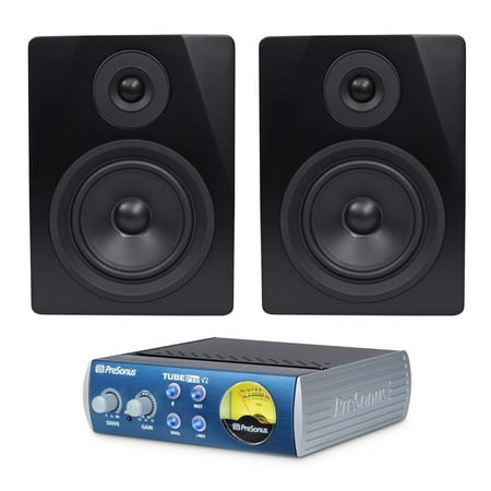 Presonus TubePre V2 Vacuum Tube Preamp 4 Recording/Live Sound+2) Studio Monitors