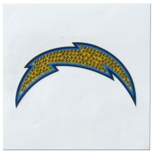 San Diego Chargers Vinyl - San Diego Chargers Vinyl Bling Decals