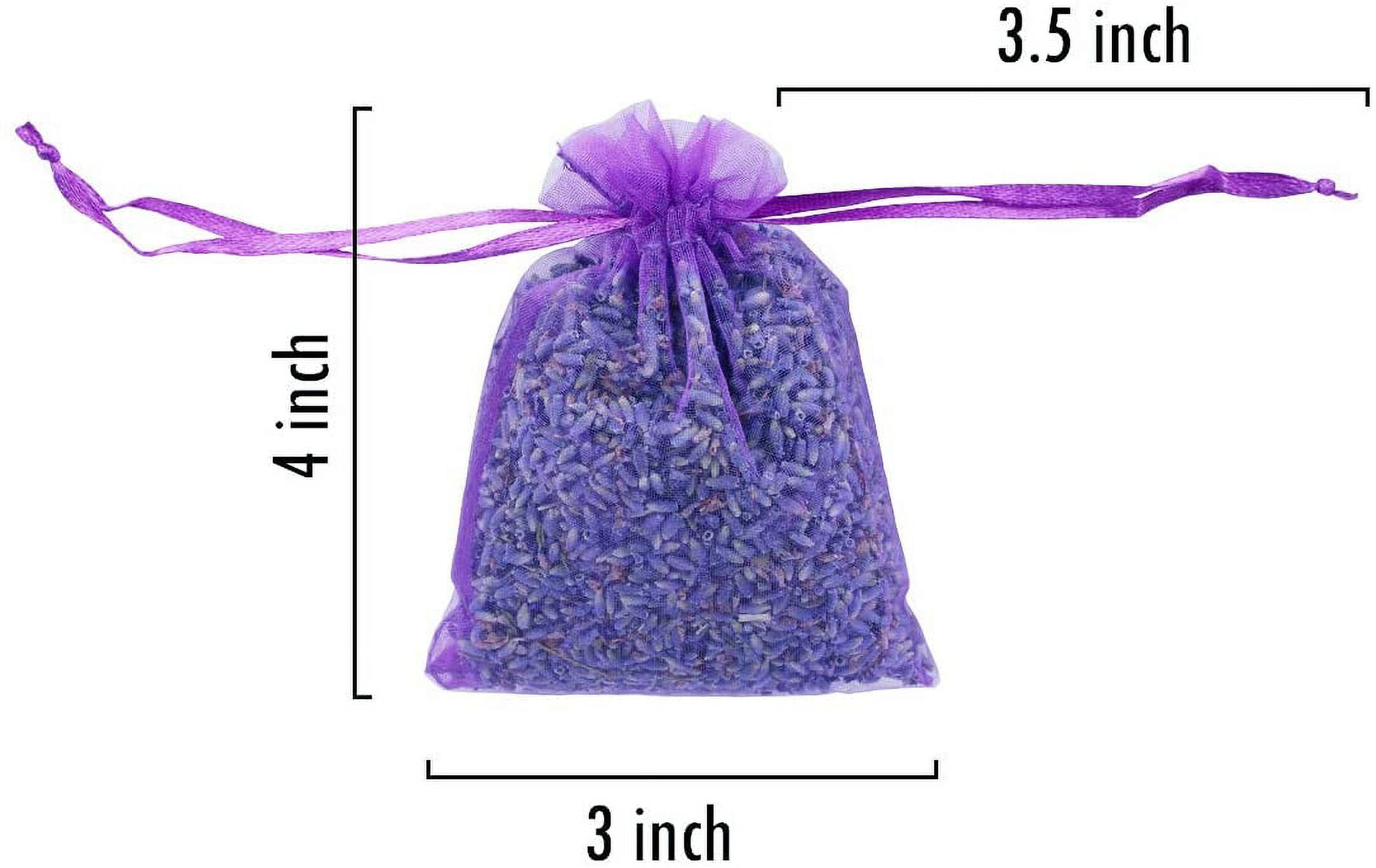  VILLCASE 30pcs air fresheners Lavender Sachet Bags Natural  Lavender Bags Bracelet Bags mesh Bags Lavender Bags for wardrobes Lavender  Pouch Bags Closet Drawers car Empty Candy Baby Clothing : Home 