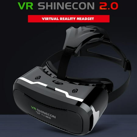 Shinecon VR 2.0 Virtual Reality Headset 3D Movies Games Video Glasses For Smartphone