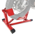 thumbnail image 2 of Yiwa Cale de Roue de Moto Capacité de 1500 lb, Support avant Robuste avec Bouton à Réglage Rapide pour Transport et Utilisation au Garage, 2 of 6