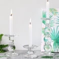 thumbnail image 6 of Dualoai Elegant Glass Tea Light Candle Holder Table Long Stand Handed Votive Pillars Candelabra Candlestick Home Tabletop Desktop S, 6 of 6