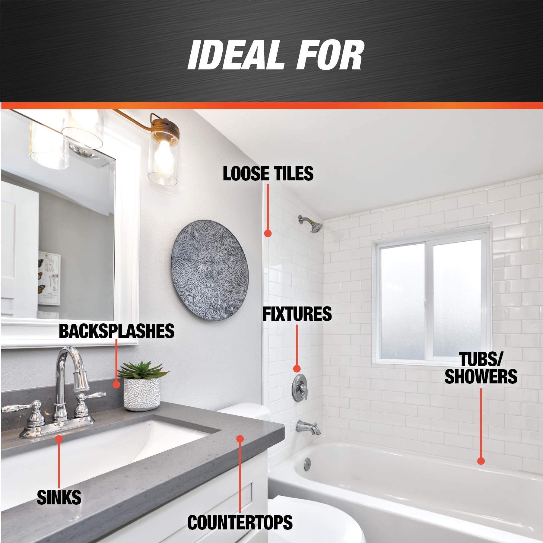 DAP Kwik Seal Kitchen and Bath Adhesive Caulking, 162ml, Clear