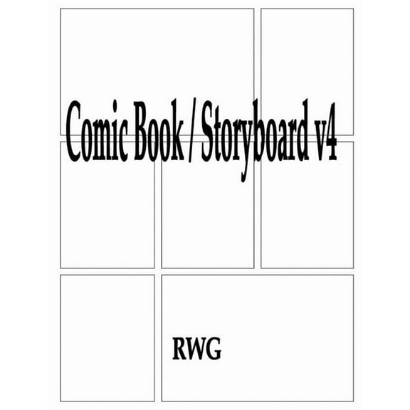 Comic Book / Storyboard v4: 200 Pages 8.5" X 11" (Paperback)