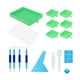 thumbnail image 4 of Kits de bandejas de pintura de diamantes 5D para mujeres, bandejas de clasificación de , multifuncional para adultos, soporte de bandeja de pin Verde perfecl Bandeja de pinturas de diamantes, 4 of 7
