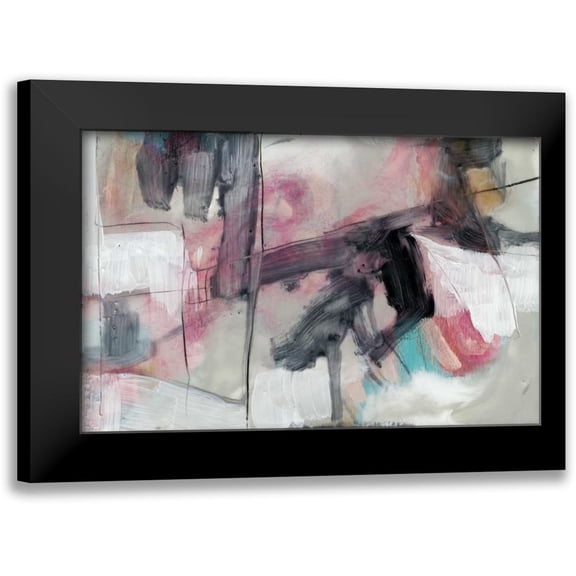 Goldberger, Jennifer 14x10 Black Modern Framed Museum Art Print Titled - Pastel Kinesis II
