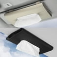 thumbnail image 3 of Xingzhi Sun Visor Tissues Box For Convenient Travel Size Universal Fit Easy To Install Black Car Napkin Box Pink, 3 of 6