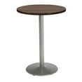 thumbnail image 5 of KFI Studios Mode 3' Round Bistro Table, Studio Teak, Black Base, 5 of 6
