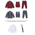 thumbnail image 4 of Boys Suits 5 Pieces Set, Blazers Vests Pants Shirts Ties, 4 of 5