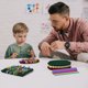 thumbnail image 4 of Sensory Activity Board,Silicone Sensory Fidget Stress Toys for Kids 3+ and Adults,Calming for Anxiety,ADHD & Autism,Portable Travel Bag & 22 Colorful Soft Strings（Green,Round）, 4 of 5
