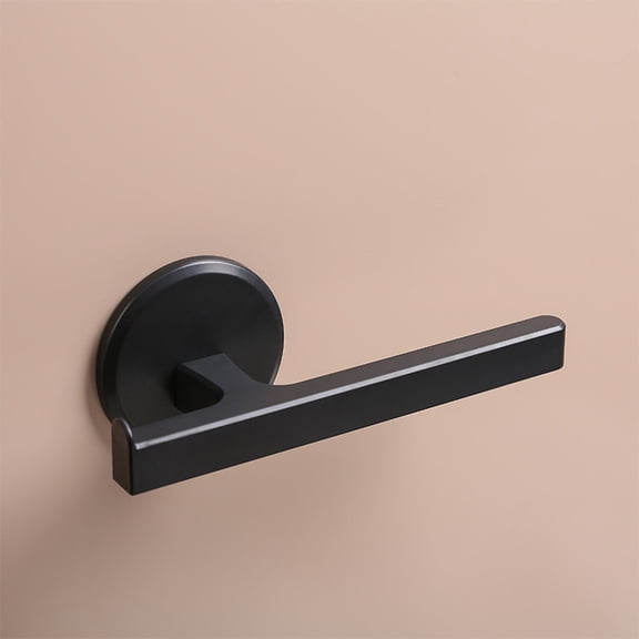 ELAYARD 2-Pack Black Wall Mounted Towel Rack for Bathroom, Space-Saving Design to Bath Towels and Organize Storage