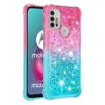 thumbnail image 2 of Funda para Motorola MOTO G30/G10 Transparente con Brillos Carcasa Protectora Antigolpes con Glitter Brillante, 2 of 5