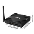thumbnail image 2 of Bluetooth 4.1 HD 2.1 TV Box 5G WiFi Internet Television Top Box Reemplazo para Android 10.0, 4G + 64G, 5Gwifi BT, enchufe de EE. UU. tholdsy EL3399-09B, 2 of 2