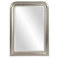 thumbnail image 2 of Tyler Dillon Arched Metallic Wood Framed Sterling Wall Mirror, 2 of 6