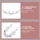 thumbnail image 4 of YSNOOWE Cadena Para Femenina Con Elementos Lunares Para Bodas Y Fiestas, 4 of 7