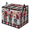 Multicolor 4, variant on CURLYOOT Colorful Flower with Check Large Storage Bag, Clothes Storage Bin Foldable Closet Organizer with Handle, Fabric Storage Containers for Clothing, Blanket, Comforter, Bedding