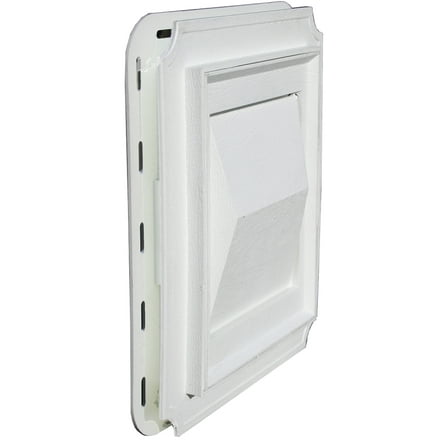 Builder's Best 111716 Vent Hood, for Use with J-Block Dryer, Plastic, White