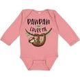 thumbnail image 3 of Inktastic Pawpaw Loves Me Cute Sloth and Baby Boys or Girls Long Sleeve Baby Bodysuit, 3 of 5