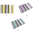 thumbnail image 2 of Yuarrent Alfombrilla de baño súper absorbente a rayas con microfibra muy gruesa antideslizante TPR fondo lavable a máquina alfombrilla de Type2 NO2, 2 of 6