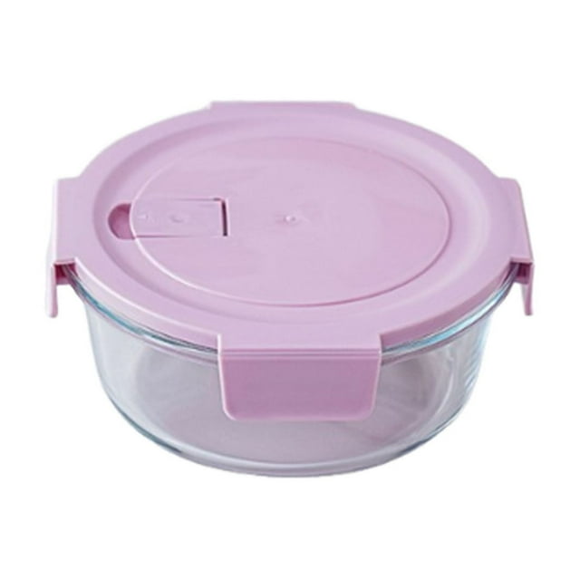 Kyusrd Glass Bento Box Can Be Microwave Oven Students Heated Lunch Box Office Fresh-keeping Box