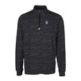 thumbnail image 2 of Men's Cutter & Buck Black Northwestern Wildcats Traverse Camo Print Stretch Quarter-Zip Pullover Top, 2 of 3
