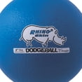 thumbnail image 6 of Champion Sports® Rhino Skin® Low Bounce Dodgeballs for Playground, PE, Backyard & League Games – Set of 6 Balls - Neon Blue - 6 Inch, 6 of 7